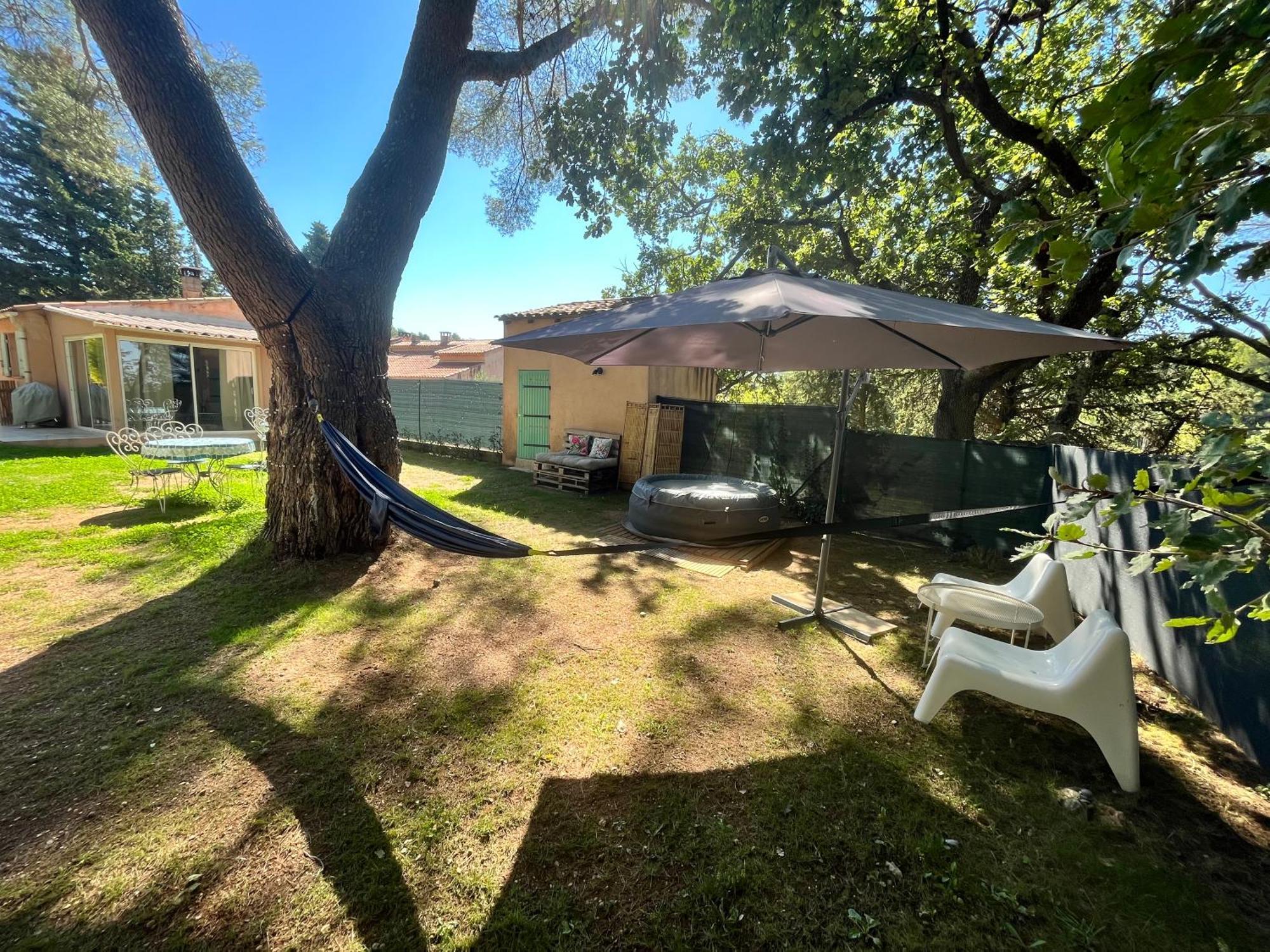 Maison Provencale Au Calme De La Campagne Avec Jacuzzi 普罗旺斯地区艾克斯 外观 照片