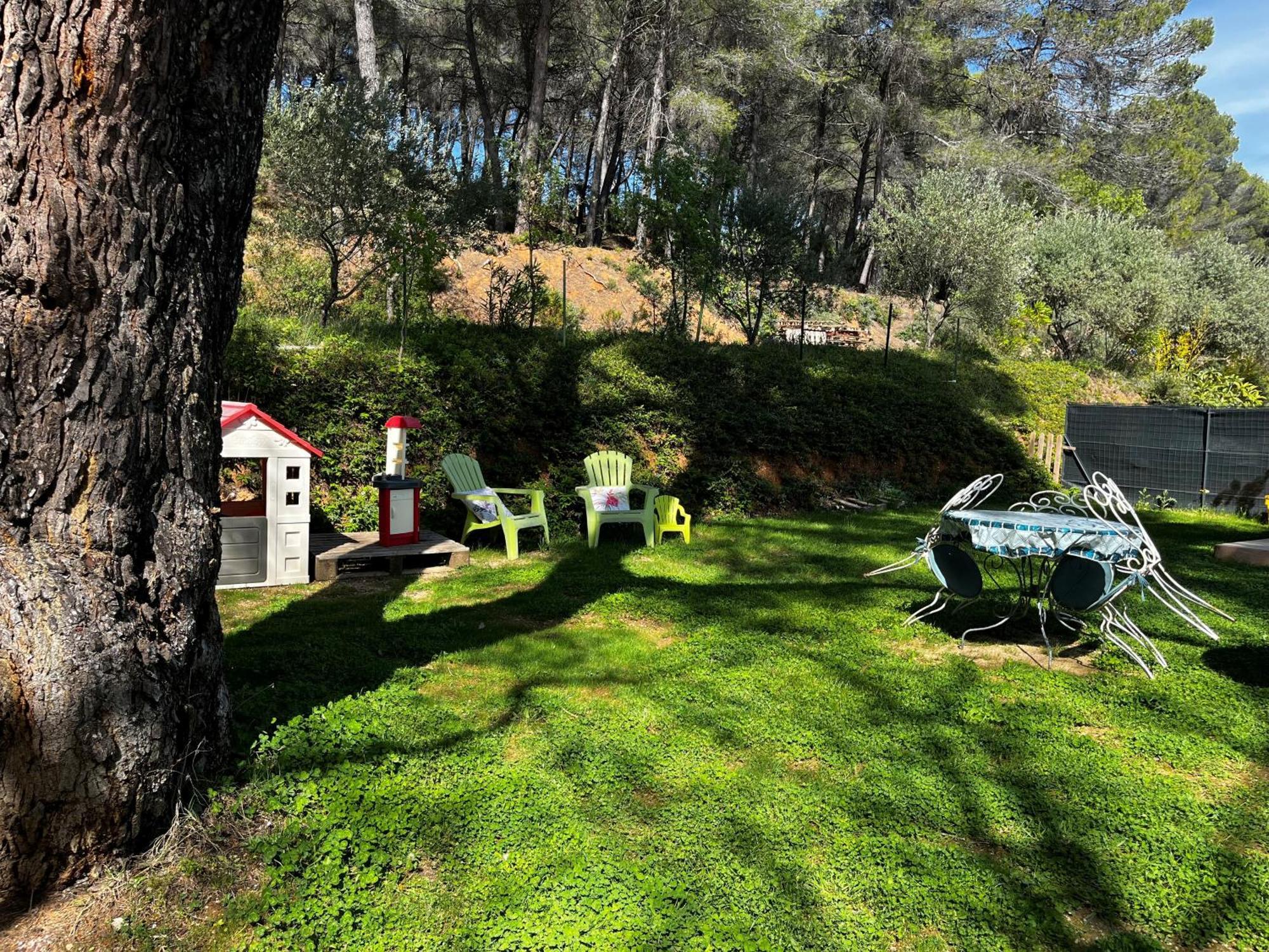 Maison Provencale Au Calme De La Campagne Avec Jacuzzi 普罗旺斯地区艾克斯 外观 照片